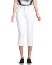 True Religion Jennie Mid-rise Capri Jeans - White