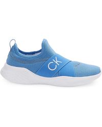 Calvin Klein Kchera Crossover Low Top Sock Sneakers - Blue