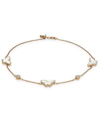 Effy 14k Yellow Gold, Mother-of-pearl & Diamond Bracelet - Metallic