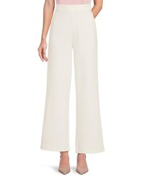 Halston - Wool Pants - Lyst