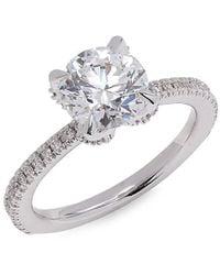 Badgley Mischka - 14k White Gold & 2 Tcw Lab-grown Diamond Ring - Lyst