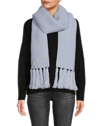 UGG - Textured Wool Blend Scarf - Lyst