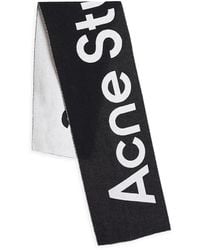 Acne Studios - Reversible Logo Scarf - Lyst