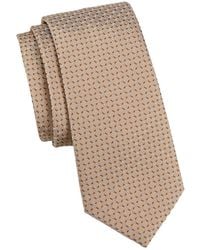 Canali - Neat Printed Silk Tie - Lyst