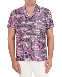Robert Graham - Makara Graphic Linen & Cotton-blend Camp Shirt - Lyst