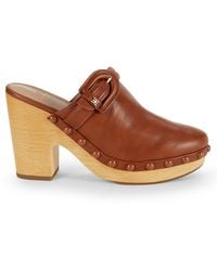 Sam Edelman - Nyla Block Heel Platform Clogs - Lyst