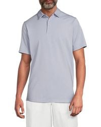 American Heritage - Short-Sleeve Point-Collar Stretch Polo Shirt - Lyst