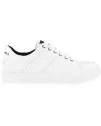 Karl Lagerfeld - Leather Low Top Sneakers - Lyst