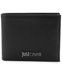 Just Cavalli - Logo Leather Bifold Wallet - Lyst