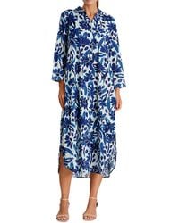 La Moda Clothing - Floral Cover-Up Maxi Dress - Lyst