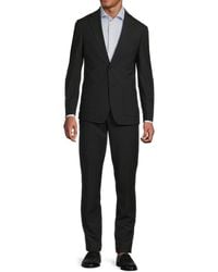 Calvin Klein - Mini Grid Wool-Blend Two-Button Slim-Fit Suit - Lyst