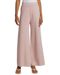 Saks Fifth Avenue Collection Wide Leg Lounge Trousers - Pink