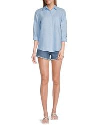 Saks Fifth Avenue - 100% Linen Relaxed-Fit Shirt - Lyst