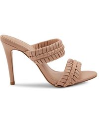 BCBGeneration - Jendi Faux Leather Sandals - Lyst