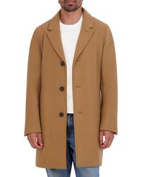 Cole Haan - Stretch-wool Topcoat - Lyst