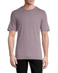 Threads For Thought Heathered T-shirt - Purple