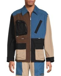 Ambush - Colorblock Cotton Panelled Jacket - Lyst