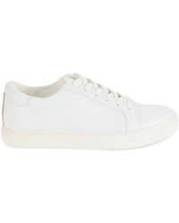 Kenneth Cole - Kam Leather Lace-Up Sneakers - Lyst