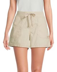 DKNY - Cotton Shorts - Lyst