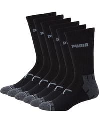 PUMA - 6-pair Logo Crew Socks - Lyst