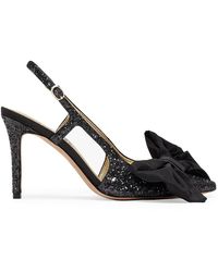 kate spade black suede heels