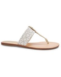 Calvin Klein Flat sandals for Women | Online Sale up to 76% off | Lyst
