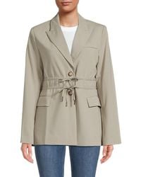 Third Form - Protocol Drawstring Waist Blazer - Lyst