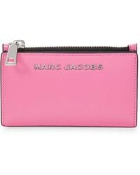 Marc Jacobs - Logo Textured Bifold Wallet - Lyst