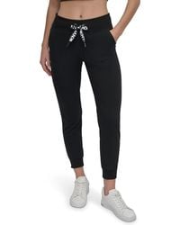 DKNY - Logo Drawstring Jogger Pants - Lyst