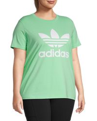 adidas Plus Treefoil Logo T-shirt - Green