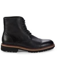 Zanzara Bedford Leather Boots - Black