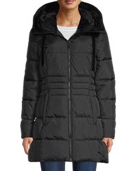 tahari down jacket