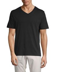 Vince - Men's V-neck Cotton Tee - Coastal Blue - Size M - Lyst