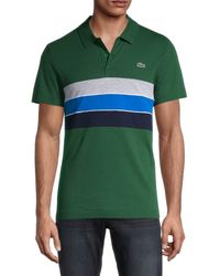 white lacoste polo shirt