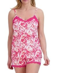 Tahari - 2-piece Floral Cami Top & Shorts Pajama Set - Lyst