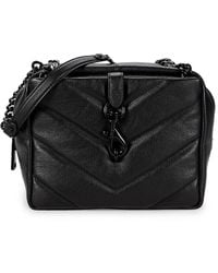 Rebecca Minkoff - Maxi Edie Quilted Leather Top Handle Bag - Lyst