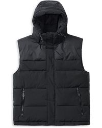Button V-Neck Lager Size Lightweight Sleeveless Gilet For Portable Top Clothes Winter Warm Waterproof Quilted Waistcoat Jacket SHOUJIQQ Men'S Down Puffer Vest 