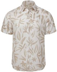 Onia - Jack Floral Linen Blend Shirt - Lyst