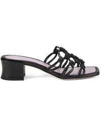 BY FAR - Marsha 40Mm Leather Sandals - Lyst