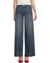 Alice + Olivia - Mame High-Rise Wide-Leg Jeans - Lyst