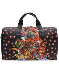 Robert Graham Synthetic Floral Graphic Recycled Polyester Duffel Bag in Black for Men Mens Bags Gym bags and sports bags 