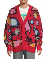 Members of The Rage - Illusion V-Neck Cardigan - Lyst