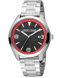 Roberto Cavalli - 42mm Stainless Steel Bracelet Watch - Lyst