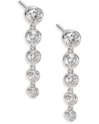 Saks Fifth Avenue - 14K & 1.23 Tcw Lab Grown Diamond Drop Earrings - Lyst