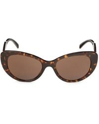Versace - Ve4378 54Mm Cat Eye Sunglasses - Lyst