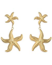 Eye Candy LA - Luxe Aya Goldtone Starfish Dangle Earrings - Lyst