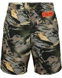Heron Preston - Camo Track Shorts - Lyst