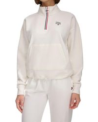 Tommy Hilfiger - Logo Fleece Sweatshirt - Lyst
