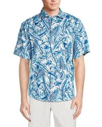 Tommy Bahama - Tortola Batik Leaf Print Shirt - Lyst