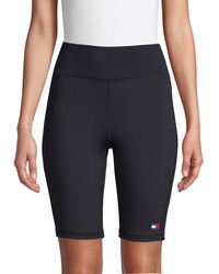 tommy hilfiger biker shorts women's